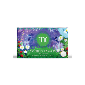 ETNO Organic Herbal Tea Variety Pack – 5 Flavors With Honey, 50 Teabags (Lithuania)