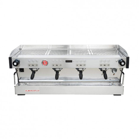 La Marzocco Linea PB X espressomasin, 4 gruppi – hõbedane/must