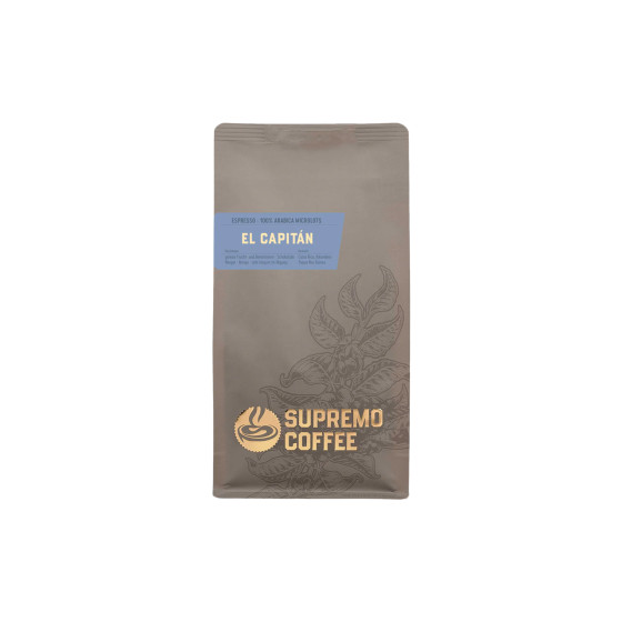 Kaffeebohnen Supremo Coffee El Capitán Espresso, 250 g