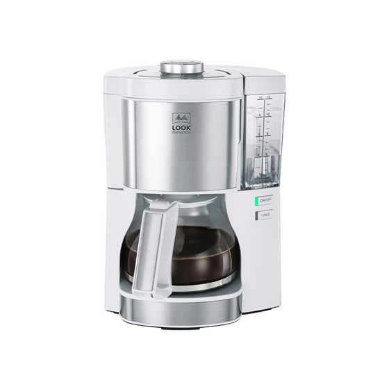 Melitta Look V Perfection Kaffebryggare, begagnad-renoverad &ndash; Vit