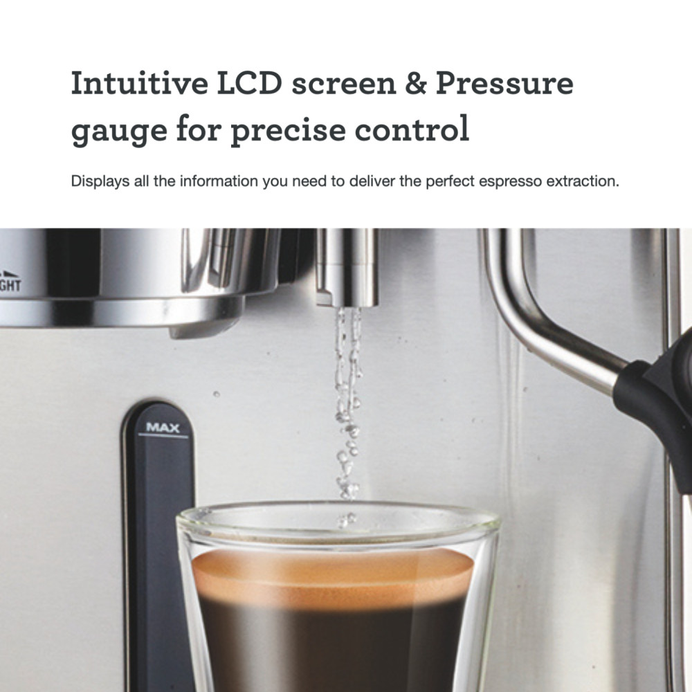 Sage the Dual Boiler SES920 Espresso Machine with Milk Frother