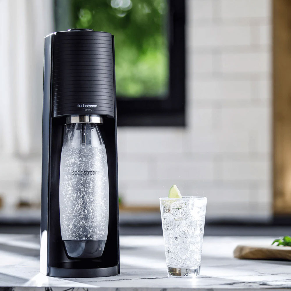 Sparkling Water Maker SodaStream Terra Black Sparkling Water Maker SodaStream Terra Black