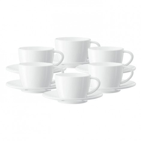 Cappuccino cup with a plate Jura, 6 pcs.