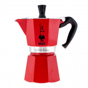 Espressokann Bialetti “Moka Express 6-cup Red”