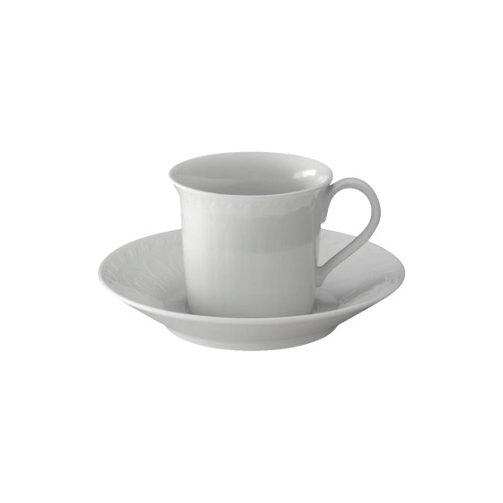 Filiżanka do espresso ze spodkiem Villeroy & Boch Cellini, 2 × 60 ml