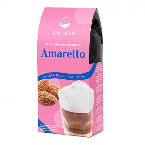 Amaretto-flavoured ground coffee CHiATO Amaretto, 250 g