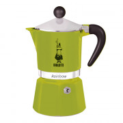 Espressokocher Bialetti „Moka Rainbow 3-cup Green“