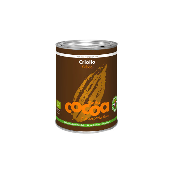 Ekologiczne kakao Becks Criollo 100% bez dodatków, 200 g