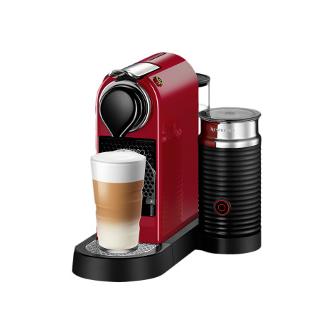 Atjaunināts kafijas automāts Nespresso Citiz & Milk Red