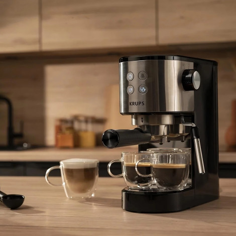 Krups Virtuoso Essential XP4417 espresso machine – Zwart