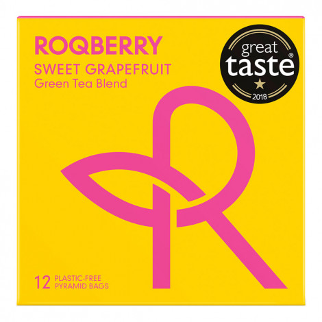 Zaļā tēja Roqberry Sweet Grapefruit, 12 gb.