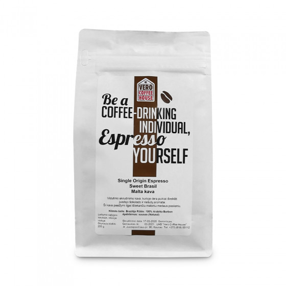 Malta kava Vero Coffee House „Sweet Brazil“, 200 g Malta kava Vero Coffee House „Sweet Brazil“, 200 g
