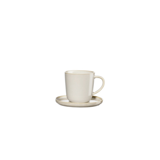 Filiżanka do espresso ze spodkiem Asa Selection Coppa Tofu, 80 ml