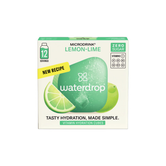 Waterdrop Microdrink Lemon-Lime Vitamindrink-Würfel, 12 Stück.