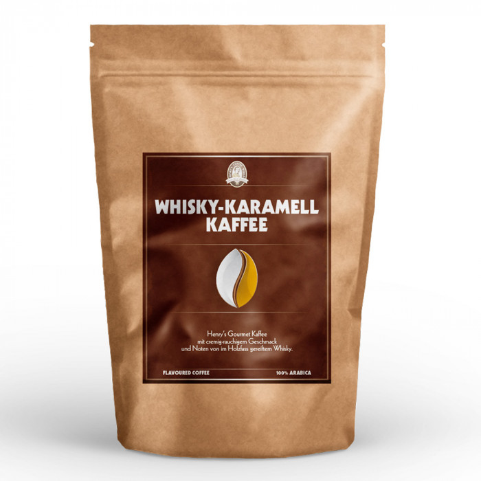 Kaffeebohnen Henry S Coffee World Whisky Karamell Kaffee 500 G Coffee Friend