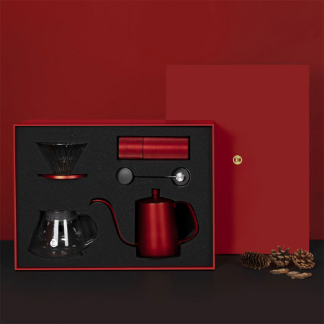 Kohvivalmistuskomplekt TIMEMORE Limited Edition Festival Red Pour Over