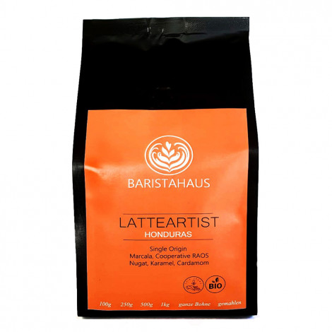 Kaffeebohnen Baristahaus Kaffeerösterei Latteartist Honduras – Bio, Fair, 500 g