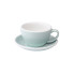 Café Latte cup with a saucer Loveramics Egg River Blue, 300 ml