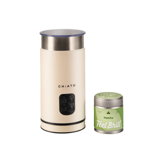 CHiATO milkPLAY mjölkskummare och Feel Brill matcha-teset
