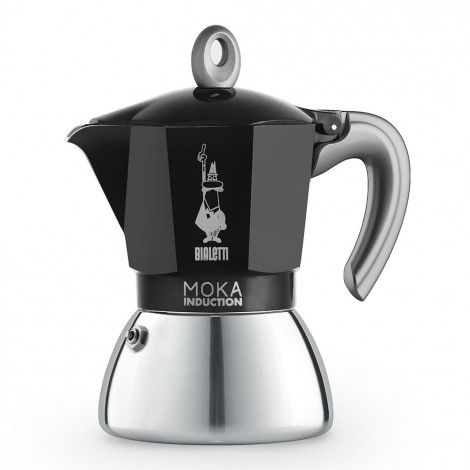 Moka pot Bialetti “New Moka Induction 6-cup Black”