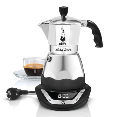 Elektrischer Espressokocher Bialetti Moka Timer 6 cups