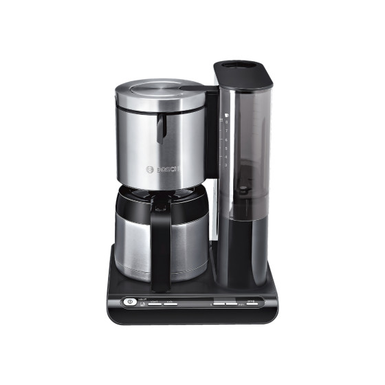 bosch styline tka8a683 kaffebryggare, begagnad-renoverad – svart