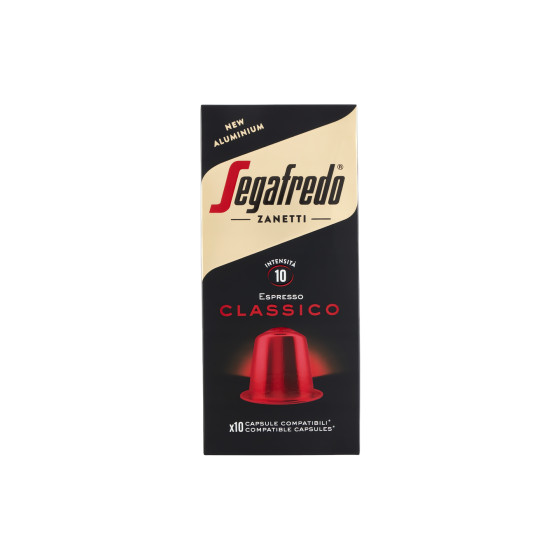 Kawa w kapsułkach Segafredo Classico do ekspresów Nespresso®, 10 szt.