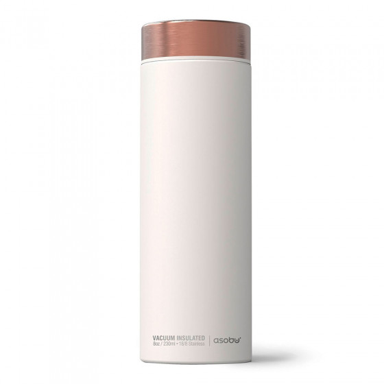 Termo gertuvė Asobu „Le Baton White/Copper“, 500 ml Termo gertuvė Asobu „Le Baton White/Copper“, 500 ml