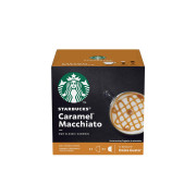 Capsules de café compatibles avec NESCAFÉ® Dolce Gusto® Starbucks Caramel Macchiato, 6 + 6 pièces.