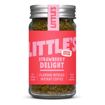 Aromatizēta šķīstošā kafija Little’s Limited Edition Strawberry Delight, 50 g