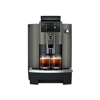 Ekspres automatyczny JURA W4 Dark Inox (EA) – do biura, czarny/szary
