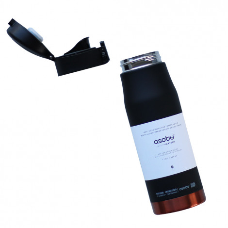 Thermo bottle Asobu “Liberty Canteen Black/Silver”, 500 ml