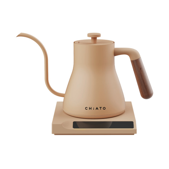 CHiATO flowPLAY Gooseneck Elektrische waterkoker, 0,6 l - Beige