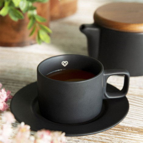 Cup with a saucer Homla MARIN Black, 200 ml