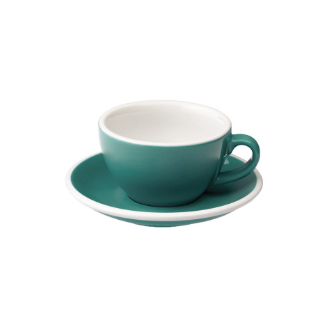 Cappuccino cup with a saucer Loveramics Egg Teal, 200 ml