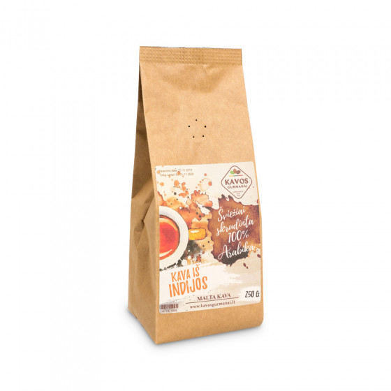 Malta kava Kavos Gurmanai „India AA“, 250 g Malta kava Kavos Gurmanai „India AA“, 250 g