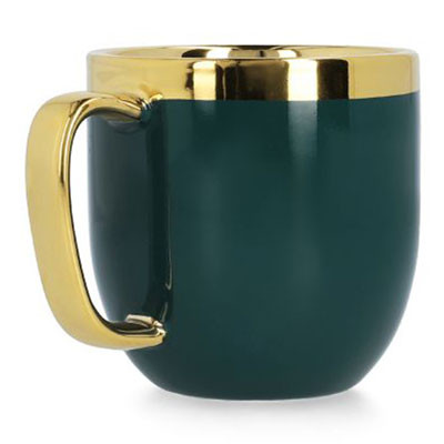 Cup with a spoon Homla SINNES Green, 260 ml