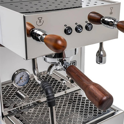 Bezzera Crema DE PID Siebträger Espressomaschine Zweikreiser – Edelstahl