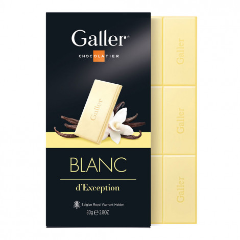 Chocolate tablet Galler “White”, 80 g