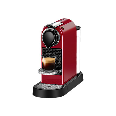 Nespresso Citiz Cherry Red Kaffemaskin med kapslar
