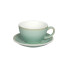 Café latte kopje & schoteltje Loveramics Egg Basil, 300 ml