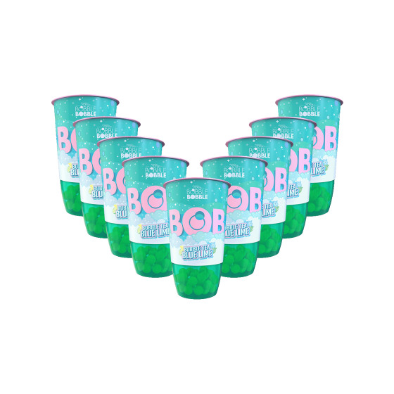Bubble tea BOB Blue Lime, 9 x 360 ml
