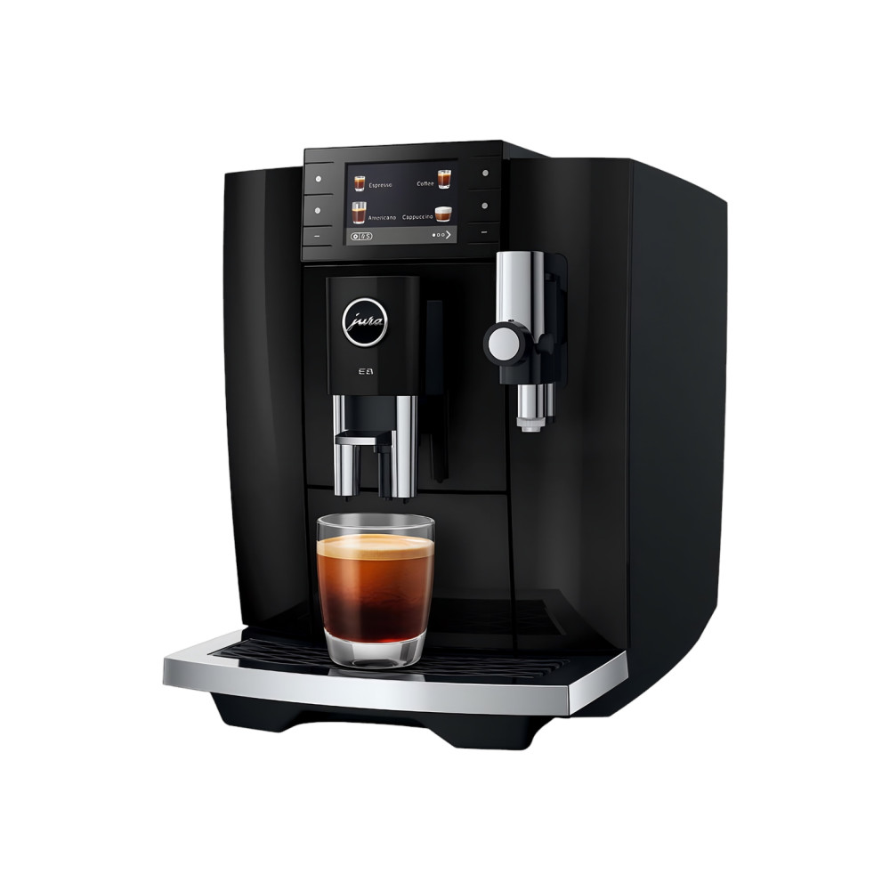 ジャパメタ JURA E8 Piano Black (ED) automatinis kavos aparatas - juodas