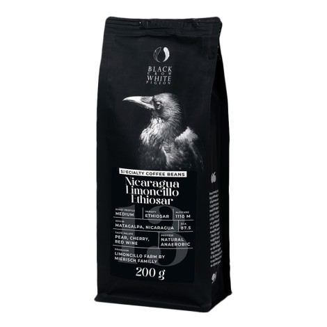 Specialty kohvioad Black Crow White Pigeon Nicaragua Limoncillo Ethiosar, 200 g