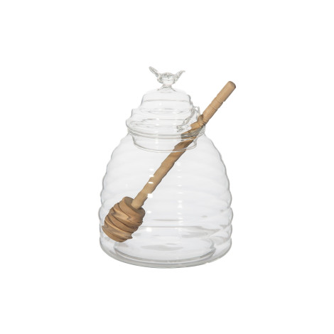 Honey jar with a wooden spoon Homla MELLA, 0.46 l