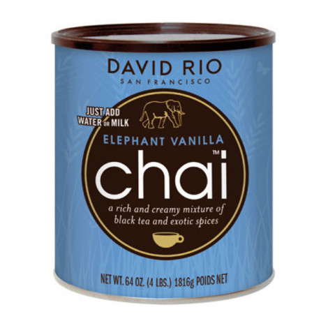 Tēja ar vaniļas garšu David Rio “Elephant Vanilla Chai”, 1816 g
