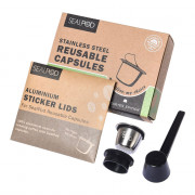 Nespresso® koneisiin sopivat uudelleenkäytettävä kapseli Sealpod ”Starter Edition”