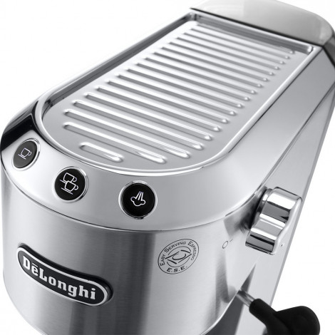 Ekspres kolbowy DeLonghi Dedica Style EC 685.M na saszetki ESE – szary