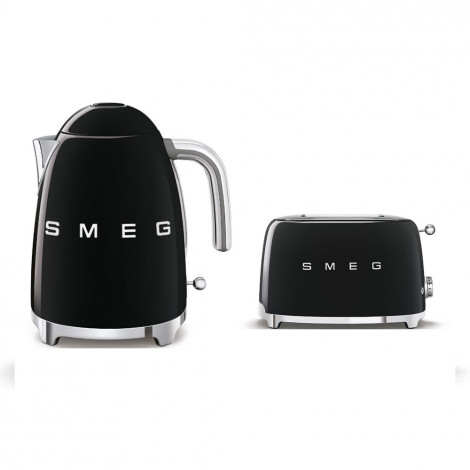 Elektrischer Wasserkocher Smeg 50’s Style Black KLF03BLEU