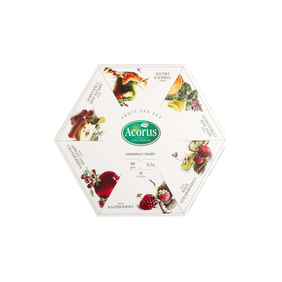 Fruit Tea Set ACORUS Summer Taste, 60 Pcs.